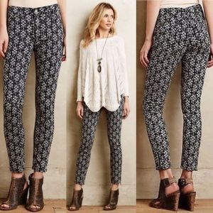 Pilcro Serif Sateen skinny ankle jeans